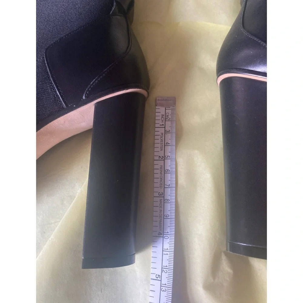 N°21 Alessandro Dell'Acqua Italian Luxury Haircalf Platform Boots